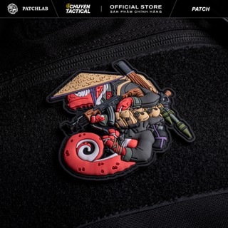 Patch Dán Velcro Chameleon Legion Vietcong Soldier Chất Liệu PVC