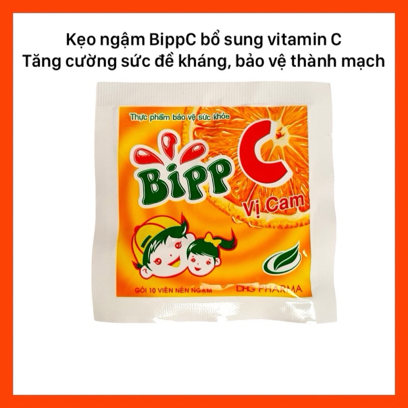 Kẹo ngậm Bipp C túi 10 viên