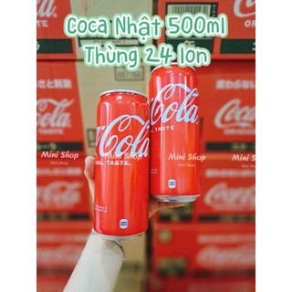 Nước Ngọt COCA COLA NHẬT 500ml ( Thùng 24 lon)