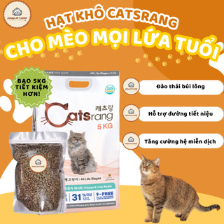 [5KG] Thức ăn hạt khô CATSRANG cho mèo mọi lứa tuổi