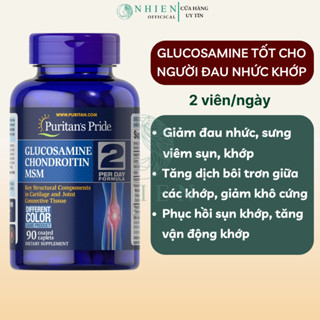 Viên uống Glucosamine chondroitin 1500mg giảm đau xương khớp, bổ khớp Triple Strength Glucosamin