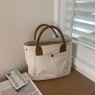  Túi xách nữ mini GENBAG túi canvas đựng đồ đa năng nhỏ gọn basic đi chơi đi làm tiện lợi TT08 