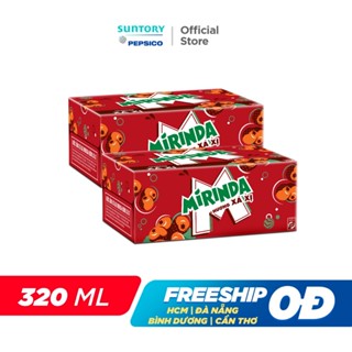   SALE 15.12  Combo 2 Thùng 24 Lon Mirinda Xá Xị  320ml lon  
