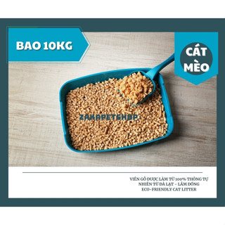 Gỗ nén cho mèo, hamster - bao 10kg