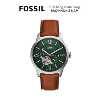  Đồng hồ cơ nam Fossil TOWNSMAN 44MM mặt xanh dây da ME3265 