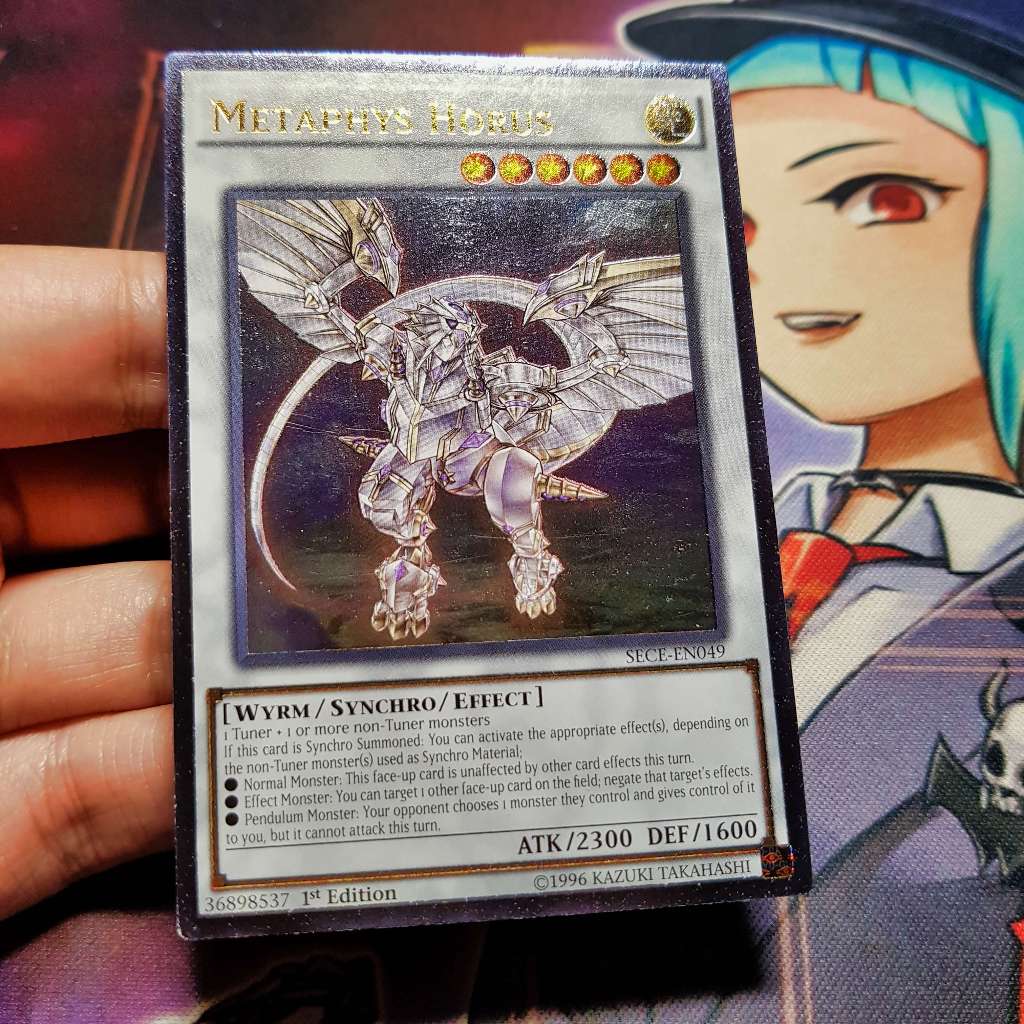 Thẻ bài Yugioh chính hãng | Metaphys Horus | SECE Ultimate rare.