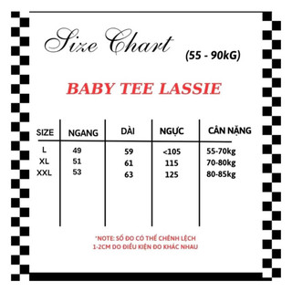 Áo thun baby tee Bigsize nữ hack dáng (60-85kg) BABY TEE