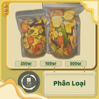 Combo THẬP CẨM Sấy Thái Hòa - Hàng xuất khẩu giòn ngọt tự nhiên Food - 3/5 Túi [250gr]