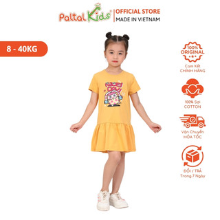 [PALTAL KIDS] Đầm Dáng A Đuôi Cá Cotton Mỹ Bé Gái Cao Cấp - 02C 8021
