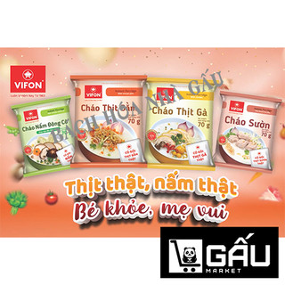 Cháo Vifon Có Gói Thịt Thật 70gr