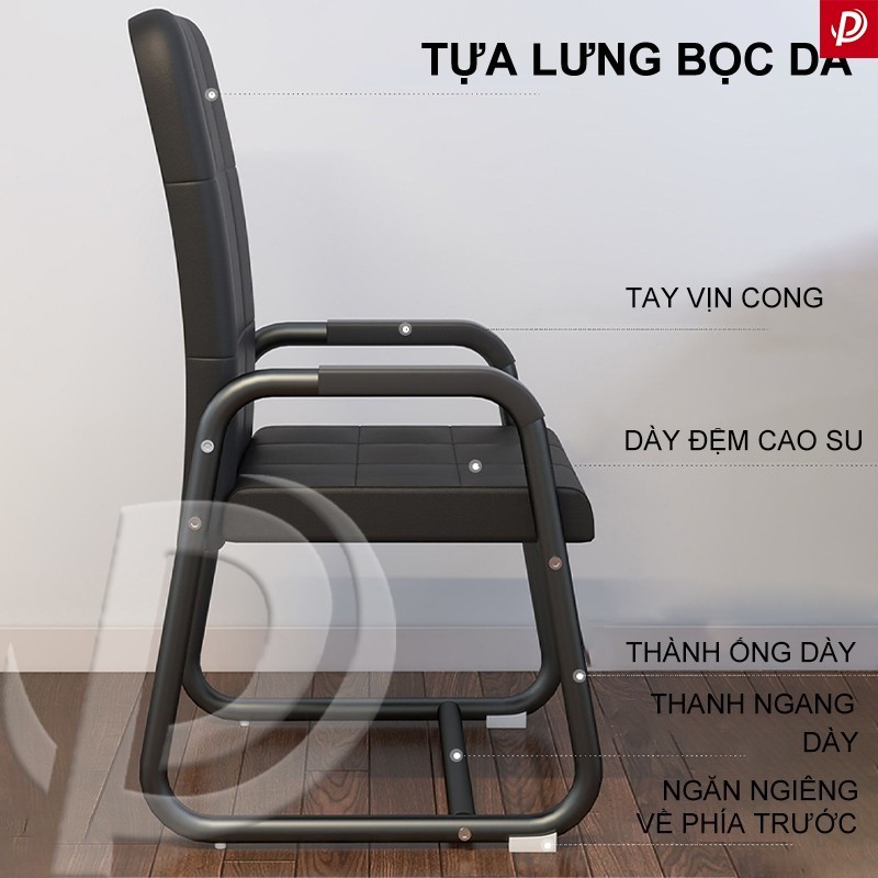 Plas Ghế văn phòng ghế công thái học da chất lượng cao Đệm ghế cao su ổn định và không bị rung lắc | BigBuy360 - bigbuy360.vn