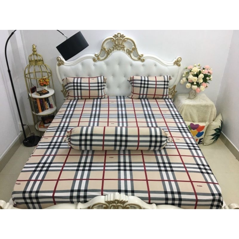 Bộ ga 4 món thun hàn quốc 2m×2m2