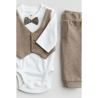 (020)Set công tử cho bé sơ sinh H&M