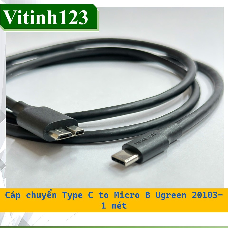 Cáp chuyển Type C to Micro B Ugreen 20103