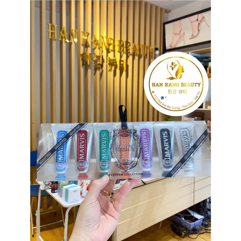 Kem đánh răng Marvis Mini Set 7 tuýp x 25ml