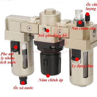 Bộ 3 lọc khí nén AL+AR+AF=AC