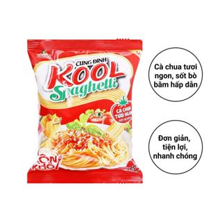 COMBO 5 GÓI Mì trộn Cung Đình Kool Spaghetti/ BBQ gói 105g (có gói xốt bò bằm)
