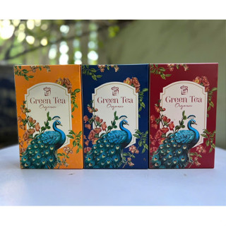 Hộp trà, trà xanh 15*10*6 đặc sản thái nguyên đóng giỏ quà tết