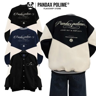 Áo varsity bomber nam nữ khoác dạ local brand form rộng bóng chày cặp đôi unisex oversize dày dặn Pandax Polime