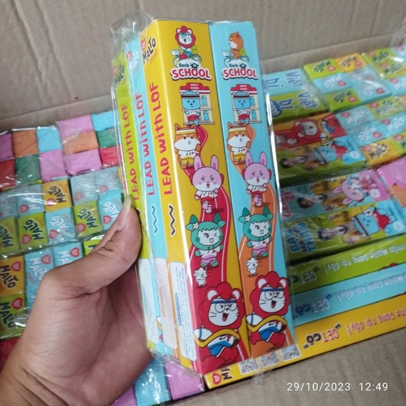 Bút Malto hình chipi mực xanh dễ thương