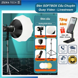 Đèn livestream bán hàng softbox cầu chụp ảnh quay video chuyên nghiệp hỗ trợ sáng studio 264Tech