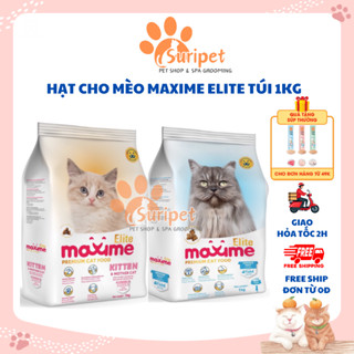 Hạt cho mèo Con và Mèo Lớn MAXIME ELITE Túi 1kg, Hỗ trợ tiết niệu , tăng cường miễn dịch