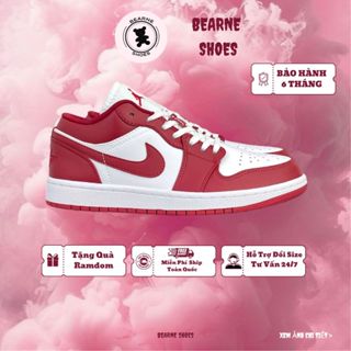 Giày Air Jordan 1 Low Gym Red White 553558-611 Fullbox - BẢN BEST QUALITY ( Kèm tặng dây phụ )