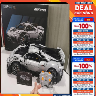 Mô Hình  Lắp Ráp Siêu Xe Mercedes-AMG – CADA C61503W tỷ lệ 1:8 full RC điều khiển