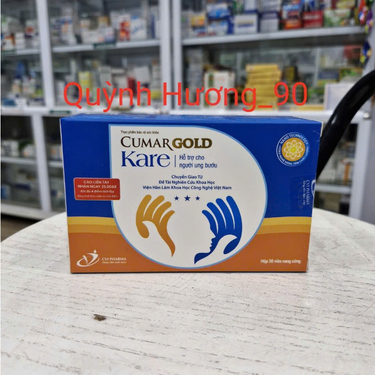Viên uống CUMARGOLD KARE hộp 30 viên hỗ trợ người ung bướu