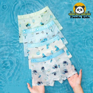 Combo 4 quần chíp đùi dạng lưới họa tiết Phi Hành Gia dễ thương cho bé trai quần lót thoáng khí chất thun lạnh