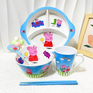 🌸[ PEPPA PIG ] CHÉN BÁT TÔ DĨA LY CỐC