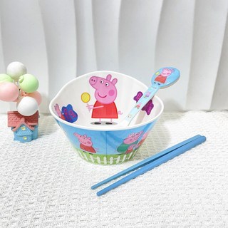 🌸[ PEPPA PIG ] CHÉN BÁT TÔ DĨA LY CỐC