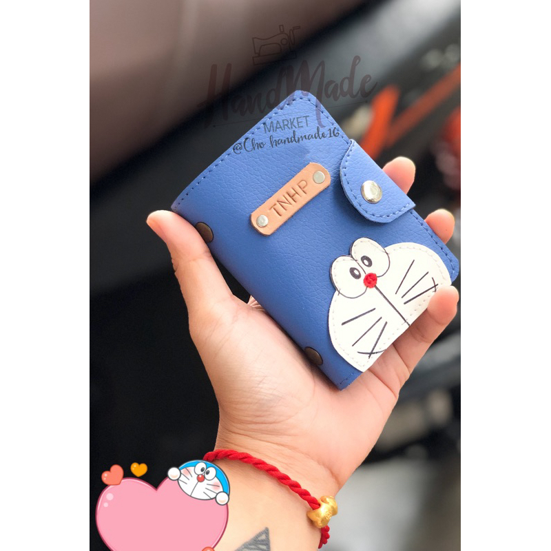 Ví đựng card doremon - ví đựng thẻ atm hình doraemon, mèo máy, mèo ú