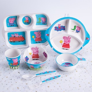 🌸[ PEPPA PIG ] CHÉN BÁT TÔ DĨA LY CỐC