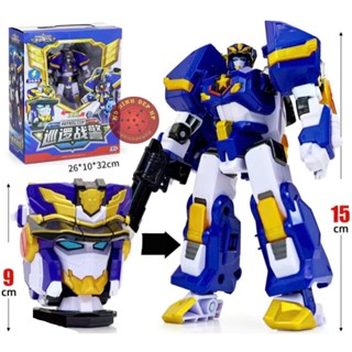 Đồ chơi lực lượng nhí 6 robot siêu cảnh sát tuần tra Patrol Cop biệt đội siêu nhân nhí