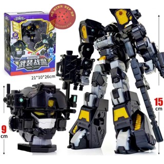 Đồ chơi lực lượng nhí 6 robot siêu cảnh sát đặc nhiệm Battle Cop biệt đội siêu nhân nhí