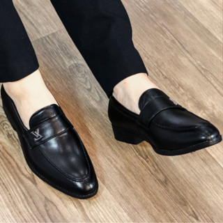 Giày tây nam công sở quảng châu siêu đẹp, giày lười nam đế mềm có khâu thiết kế đơn giản lịch sự dễ phối đồ BERUNO G25