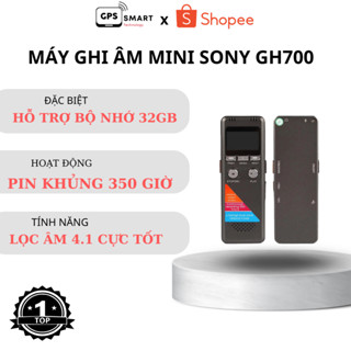 Máy Ghi Âm Chuyên Nghiệp Sony GH700 Cao Cấp Pin 350 Giờ, 2 Micro Thu Âm Song Song Lọc Ồn Tốt. Bảo Hành 1Năm Lỗi Đổi Mới.