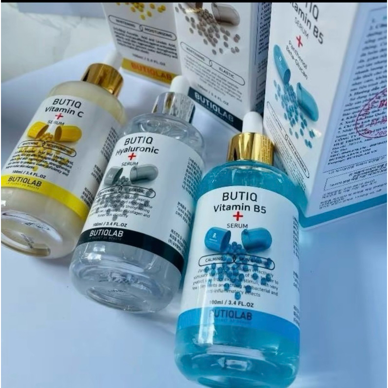 Serum B5 - Bộ sản phẩm chăm sóc da MTC Serum B5, Vitamin C, HA,