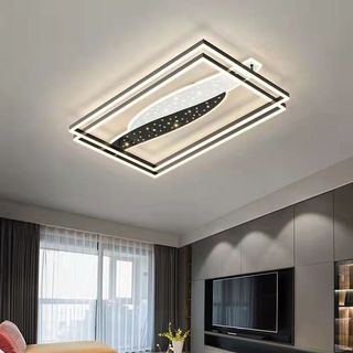 Đèn trần trang trí nội thất SOLOCHI dùng bóng LED 3 màu ánh sáng bảo vệ thị lực tốt
