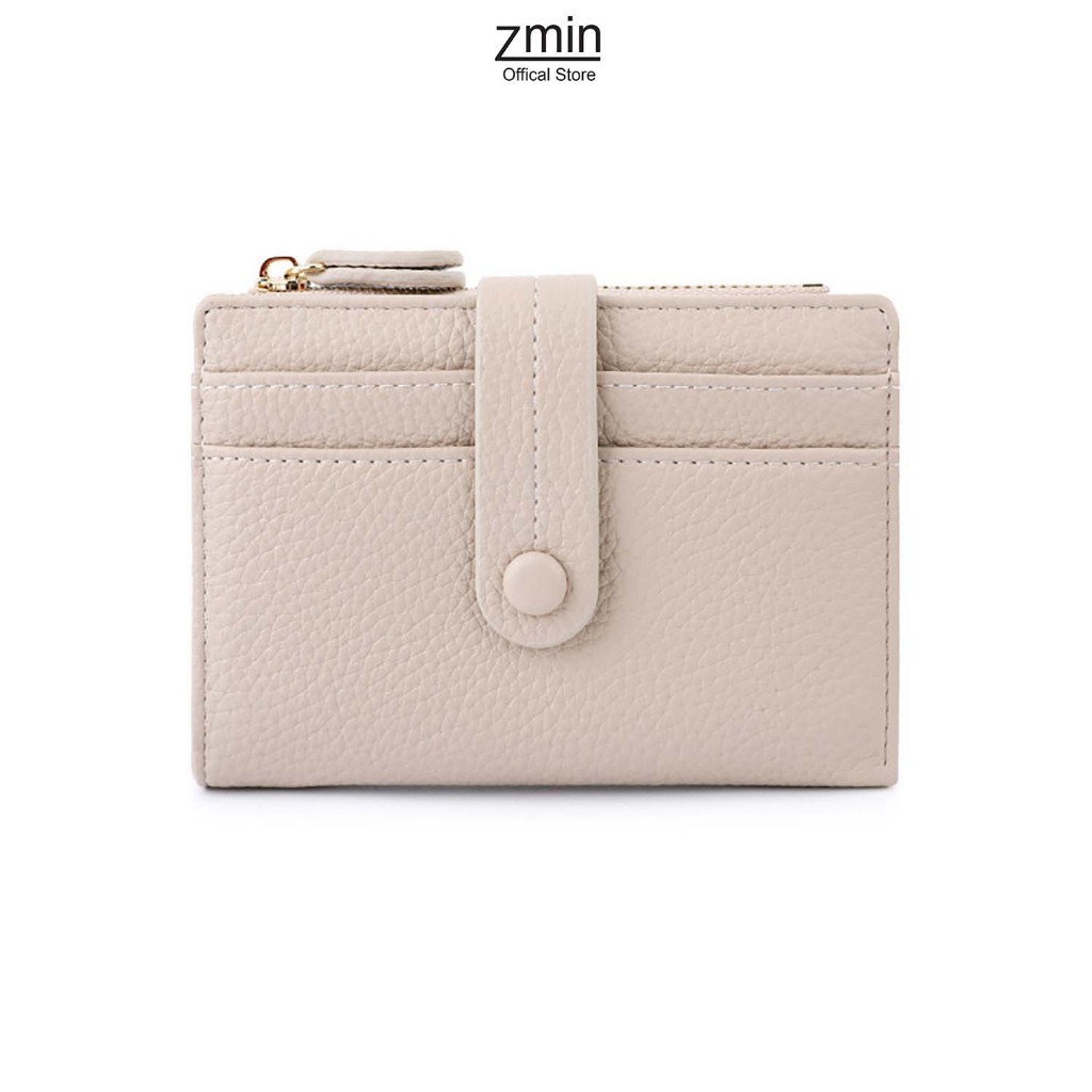 Ví da nữ đựng tiền mini Zmin, chất liệu da PU cao cấp - V087