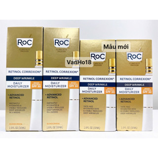Kem dưỡng ban ngày xóa nếp nhăn RoC Retinol Correxion Deep Wrinkle Daily Moisturizer SPF30 (30mL)