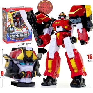  Đồ chơi lực lượng nhí 6 robot siêu cảnh sát cứu hỏa Fire Cop biệt đội siêu nhân nhí 