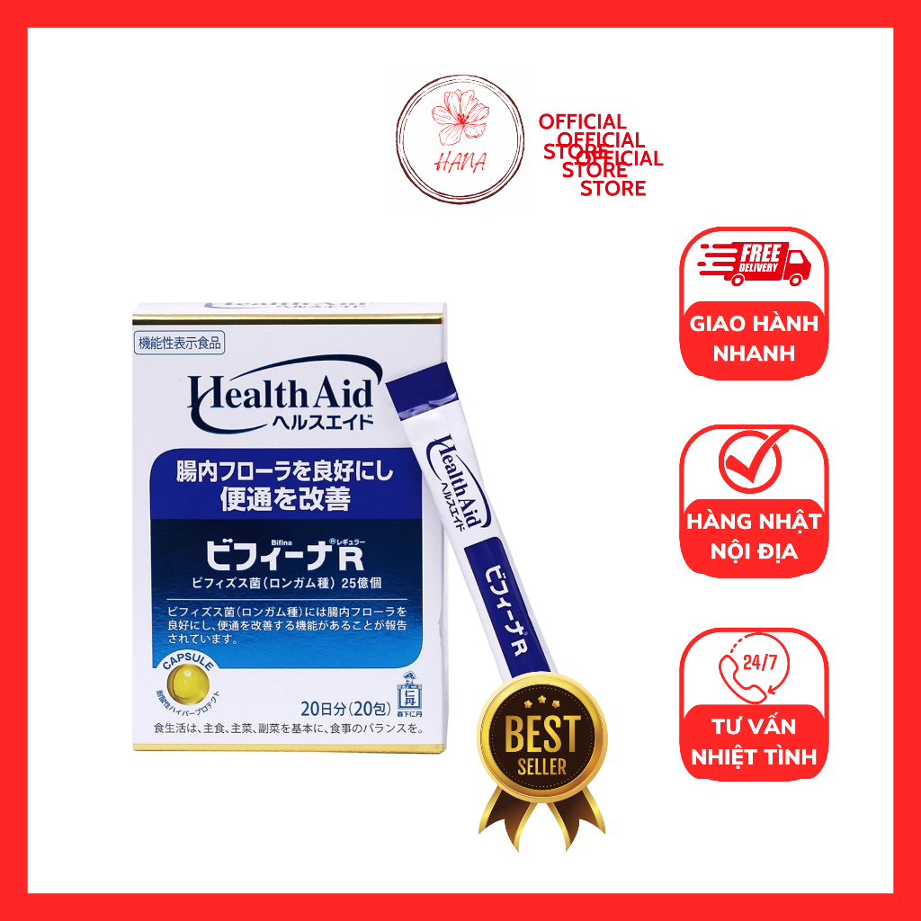 [Date 2026] Men vi sinh Bifina R Nhật Bản hộp 20 gói