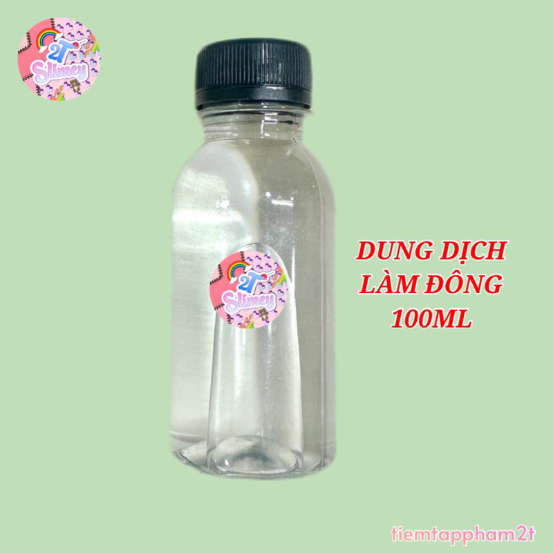 Dung Dịch Làm Đông Slime Activator 100ml - Đóng Chai Nguyên Liệu Làm Slime
