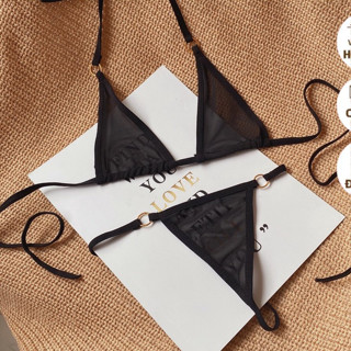 [HỎA TỐC 1H] [CHE TÊN SẢN PHẨM] Bộ đồ lót ren lọt khe gồm quần lót và áo lót nữ bk017 - Kelly Wang