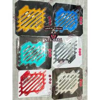  Che két nước 3D Nhôm dày Cnc 2 val Vario 125 - 150 ab125 150 tặng ốc và lông đèn đỏ 