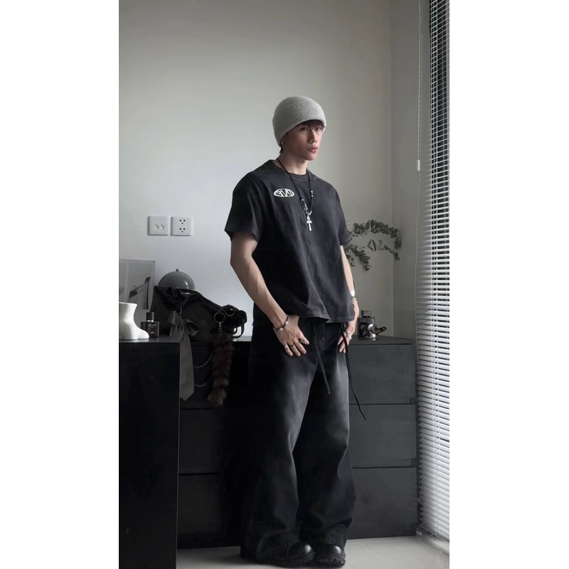 Quần Dài Jeans Devotus Form Ống Rộng Trùm Gót Chân Unisex - BASIC BAGGY WASHED JEANS | BigBuy360 - bigbuy360.vn
