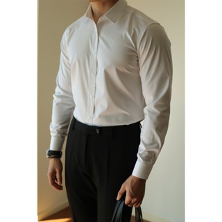  Áo sơ mi nam trơn dài tay,cộc tay Hàng Thiết kế may kĩ gấp hộp sang trọng ,chất liệu lụa mịn cao cấp chống nhăn SM02 