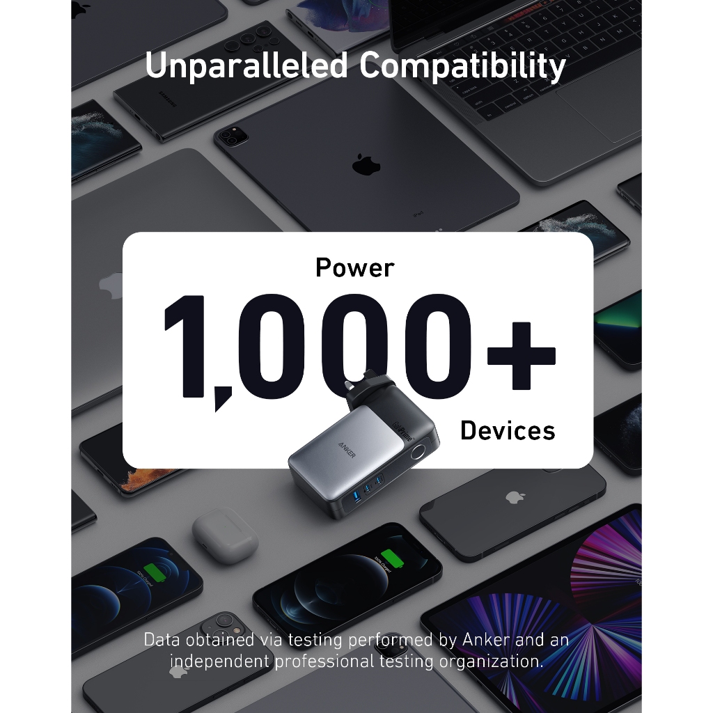 [chỉ giao TP HCM] Pin sạc dự phòng kiêm Củ sạc Anker 2in1 733 Fusion GaNPrime 65W 10.000mah | 3 cổng 2C1A - A1651 | BigBuy360 - bigbuy360.vn